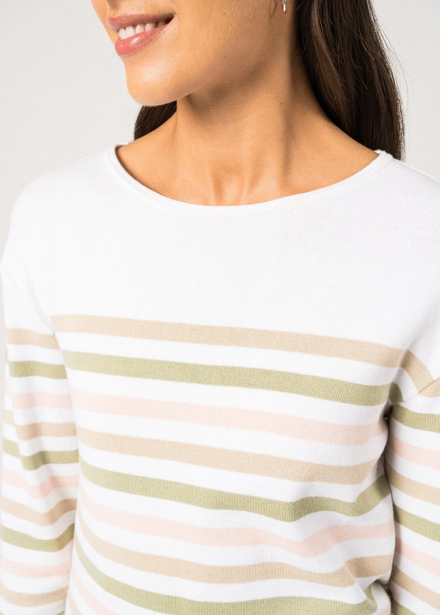 Ecrins Striped Jumper  cotton (PROMENADE)
