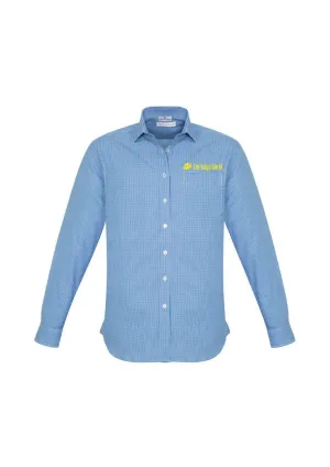 ELLISON MENS LONG SLEEVE SHIRT Blue 5XL