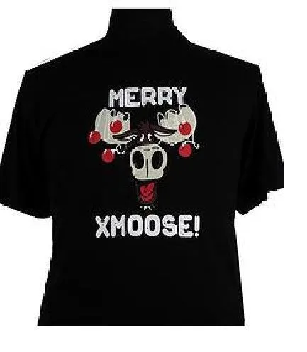 ESPIONAGE Premiun Cotton Printed Christmas Themed Tee Shirts (180) in Size 2XL to 8XL, 4 Styles