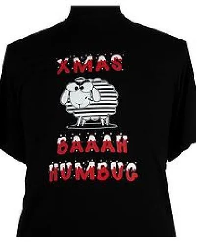 ESPIONAGE Premiun Cotton Printed Christmas Themed Tee Shirts (180) in Size 2XL to 8XL, 4 Styles