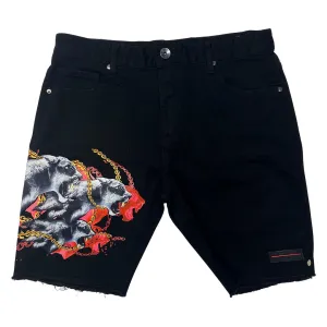 Eternity Fearless Denim Shorts Black