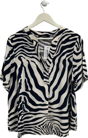 everyday Cream Swirl Patterned Top UK 10