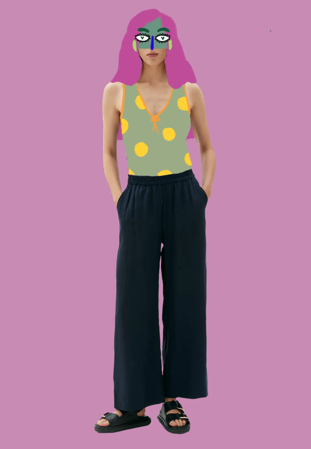 FLOWY TENCEL PANTS