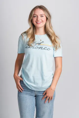 Ford Bronco vintage t-shirt light blue