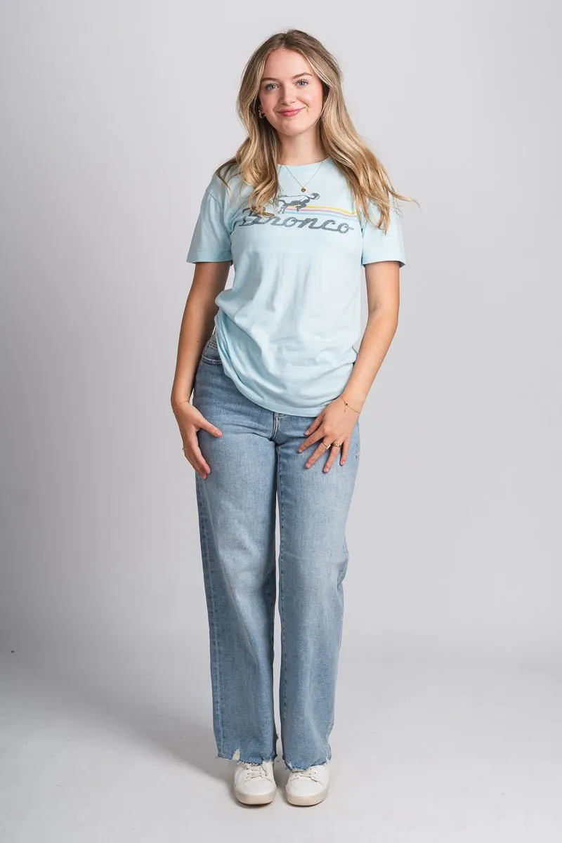 Ford Bronco vintage t-shirt light blue