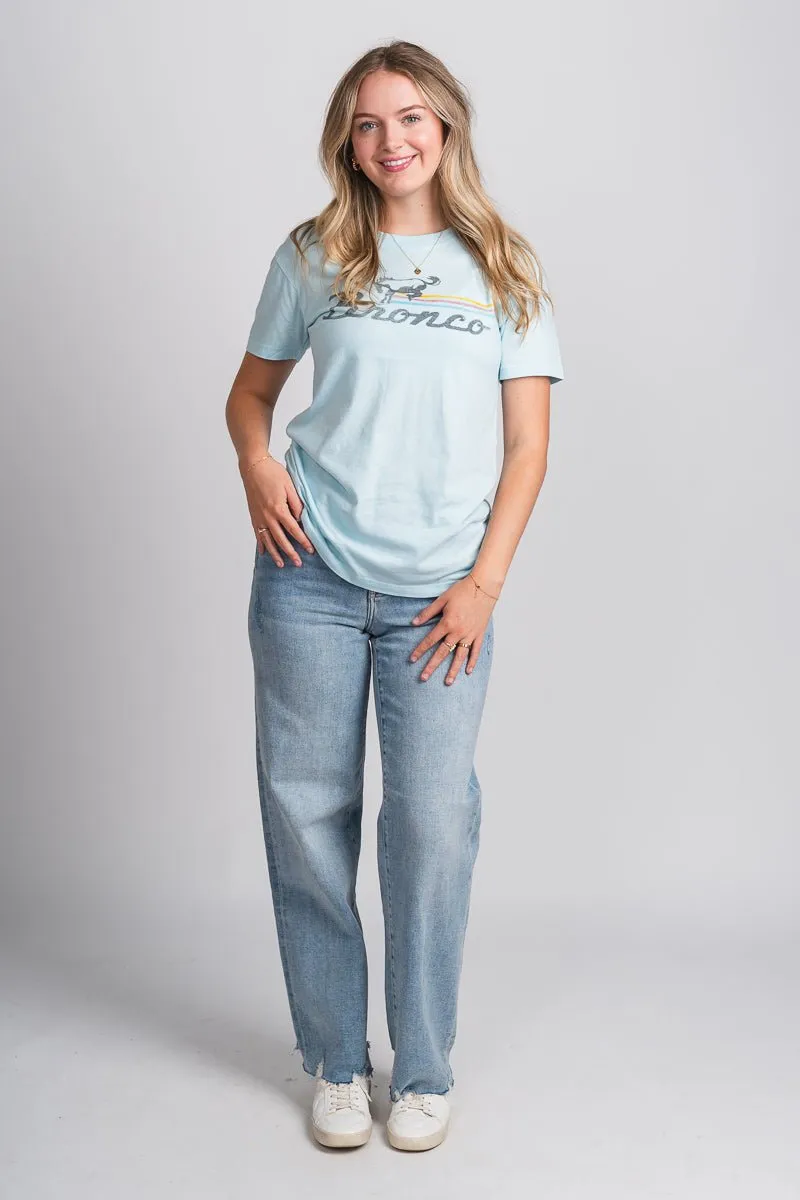 Ford Bronco vintage t-shirt light blue