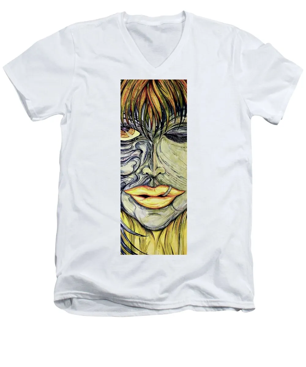 Froggy - Men's V-Neck T-Shirt
