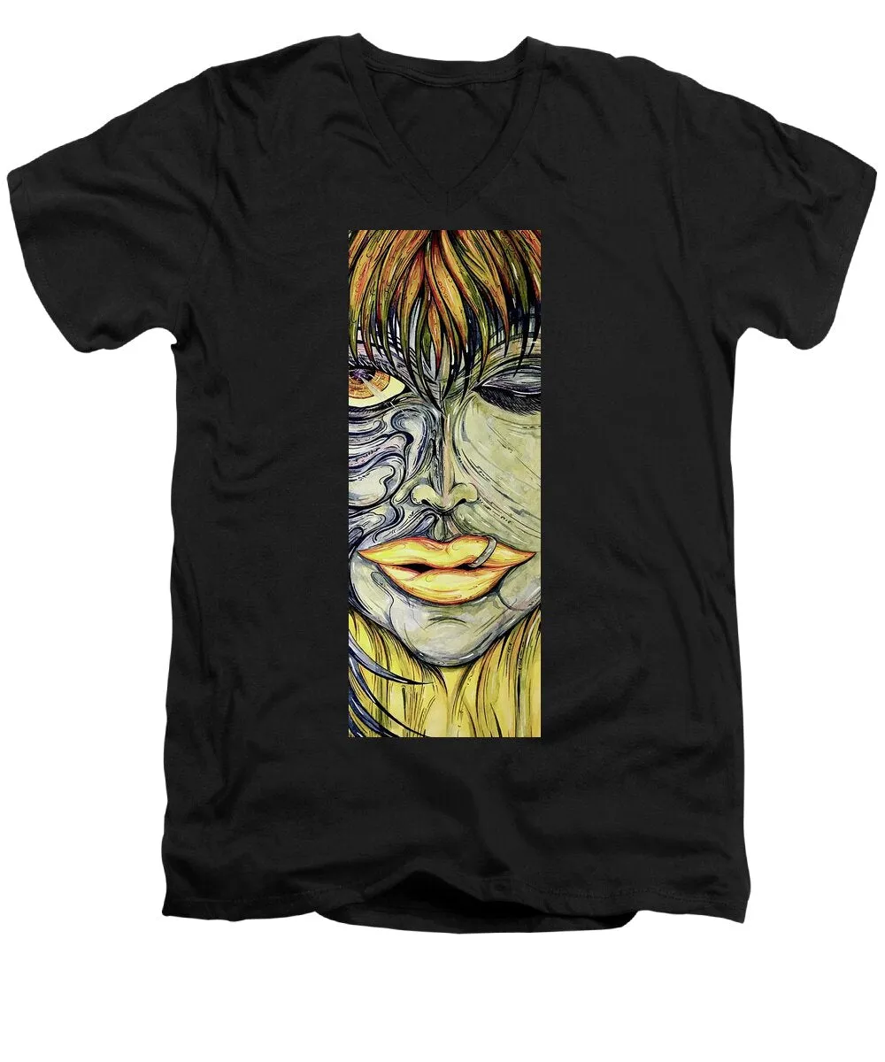 Froggy - Men's V-Neck T-Shirt