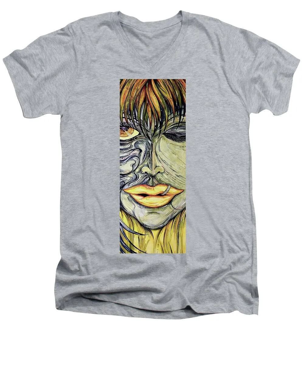 Froggy - Men's V-Neck T-Shirt