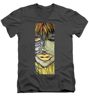 Froggy - Men's V-Neck T-Shirt
