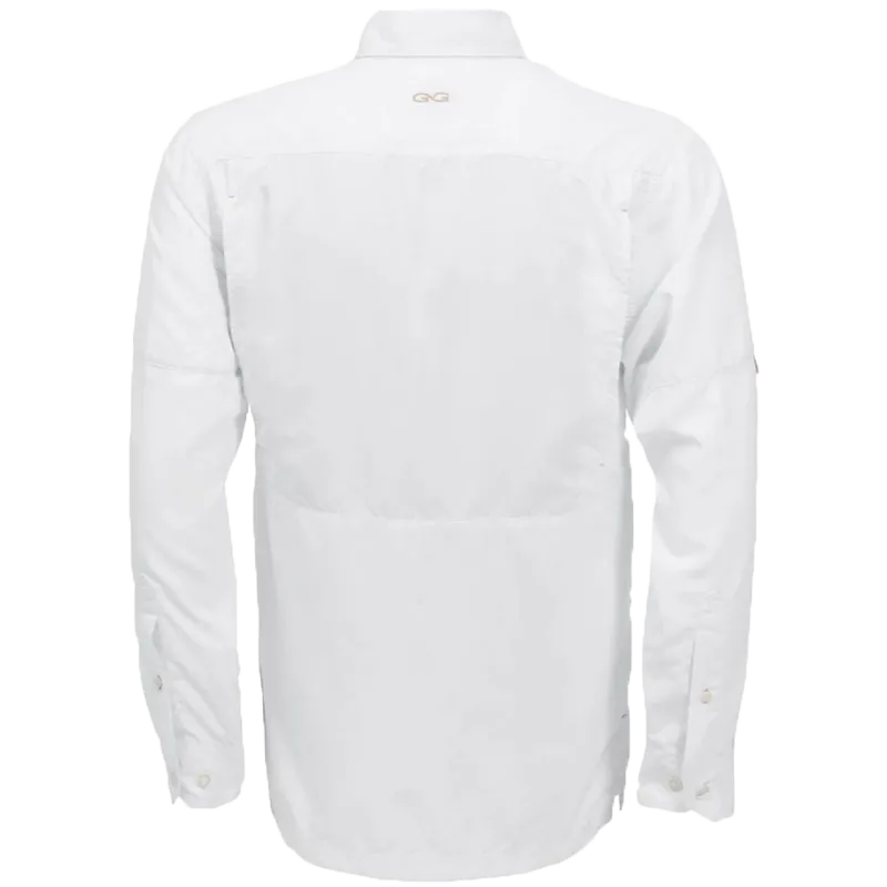 Gameguard Men's White MicroFiber Long Sleeve Shirt