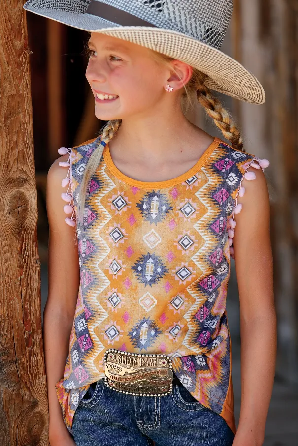 Girl's Aztec Tank