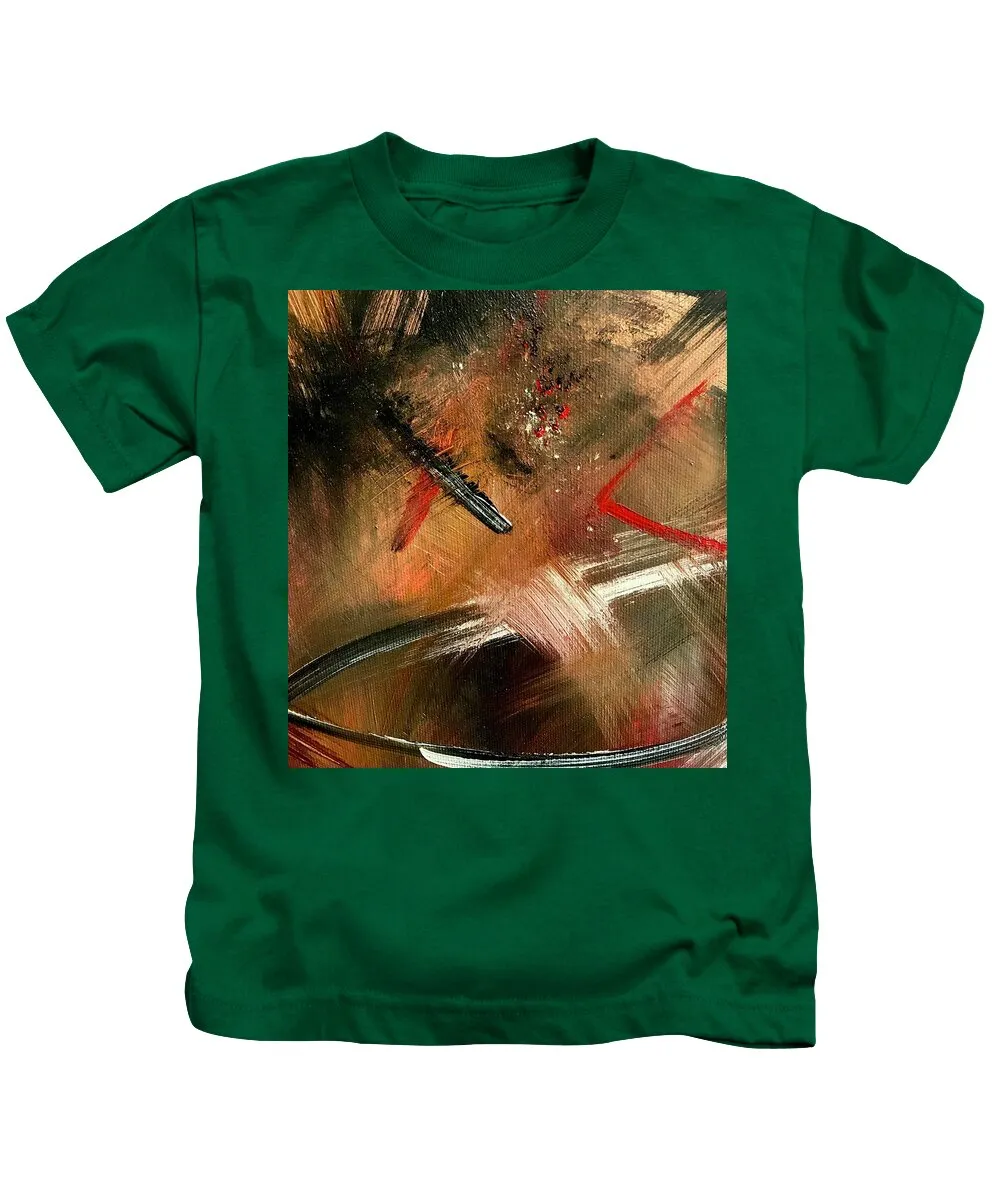 Gold Feather 2 - Kids T-Shirt