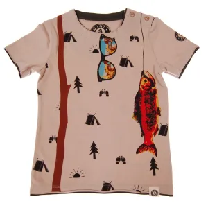Gone Fishing Baby Shirt by: Mini Shatsu
