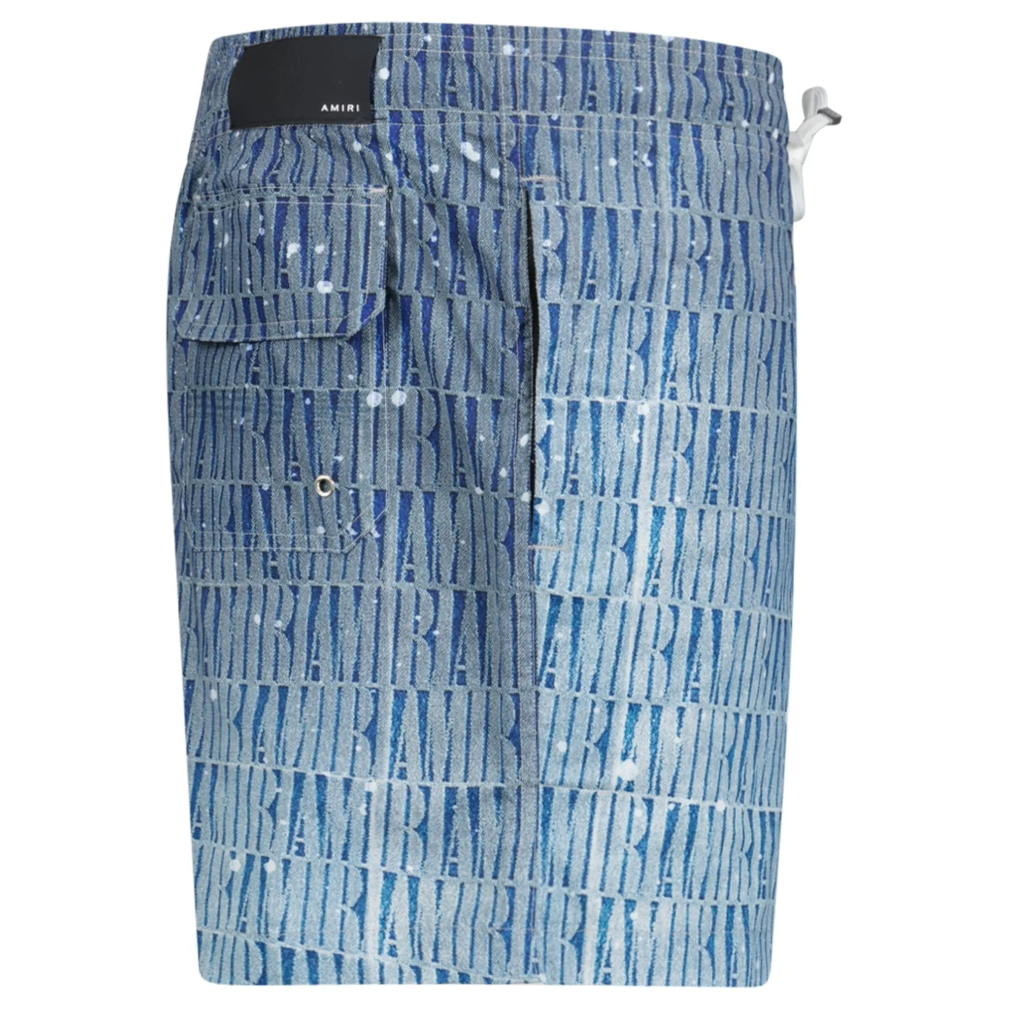Gradient Drawstring Swim Shorts Blue