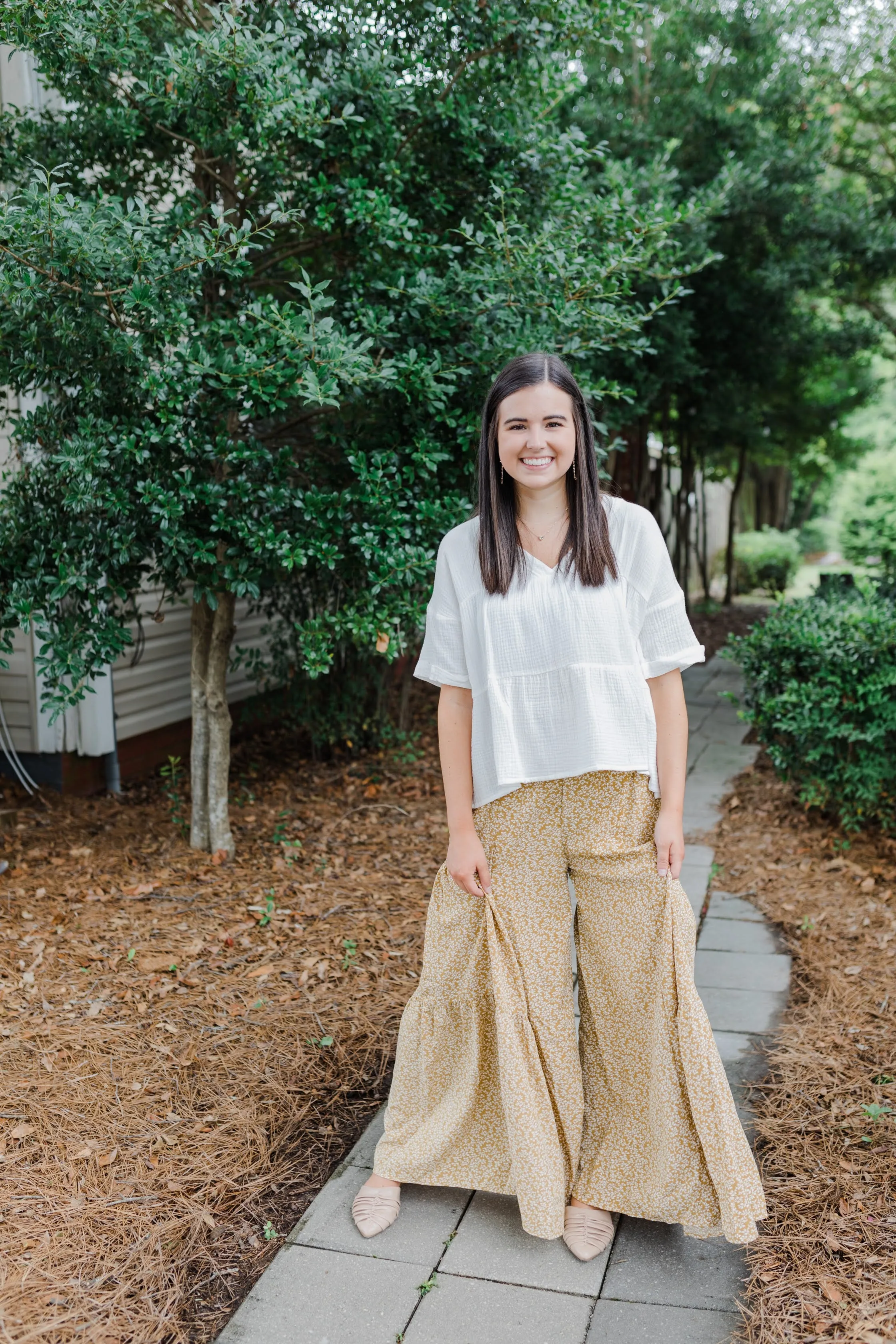 Greater than A Mustard Seed Flowy Pants