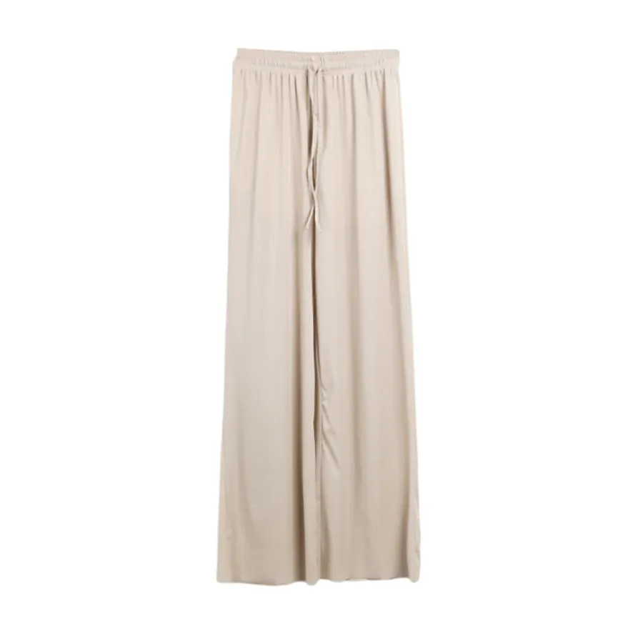 High waist loose wild straight casual pants