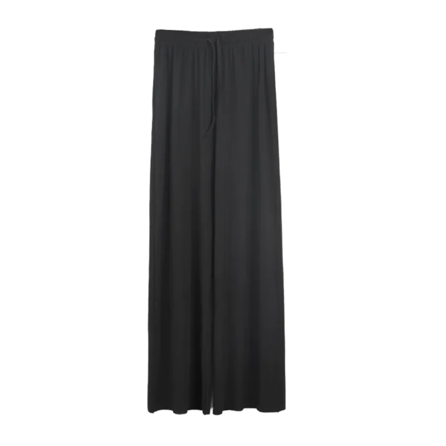 High waist loose wild straight casual pants