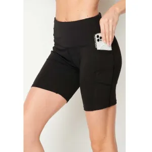 High Waist Stretch Workout Shorts