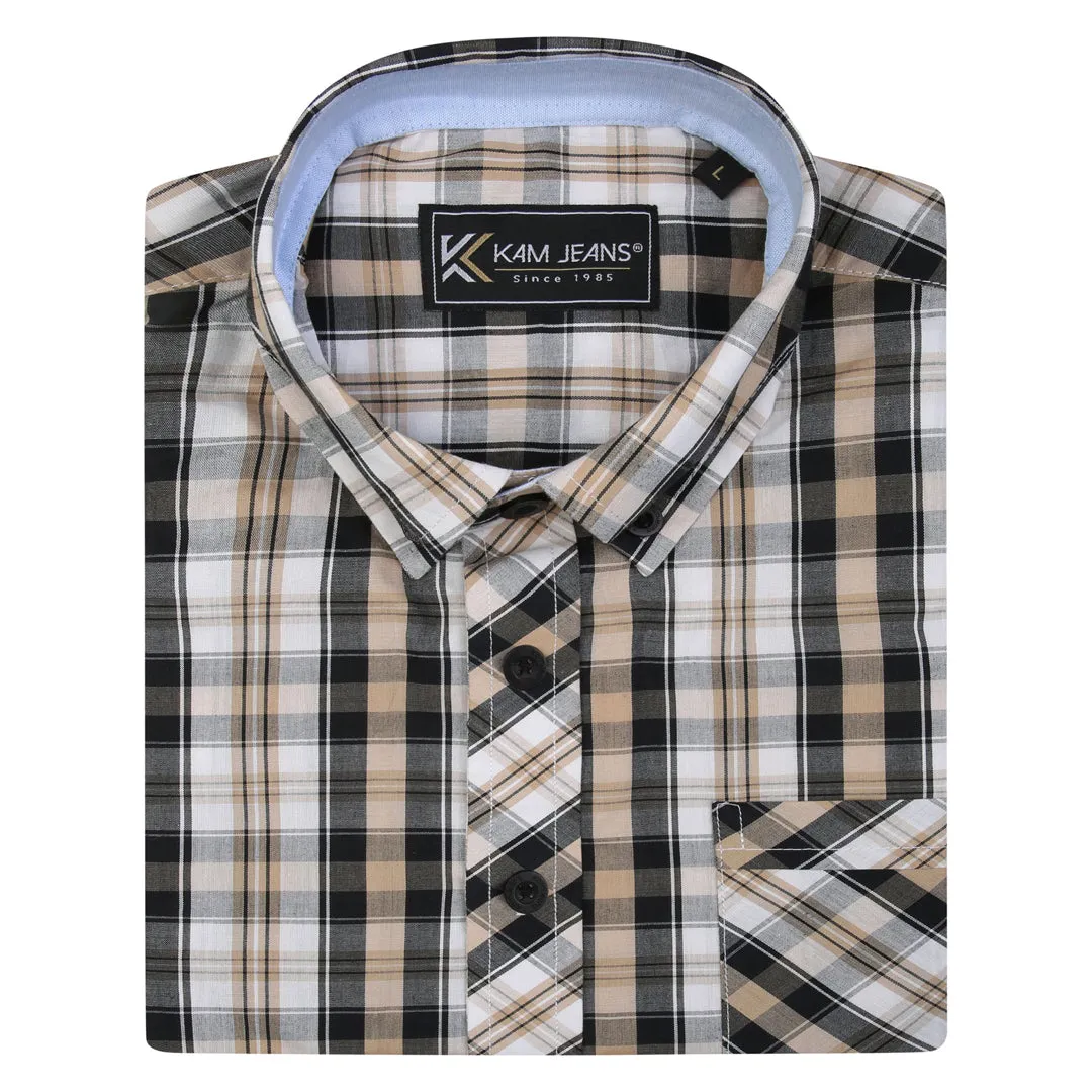 KAM Casual Check Shirt