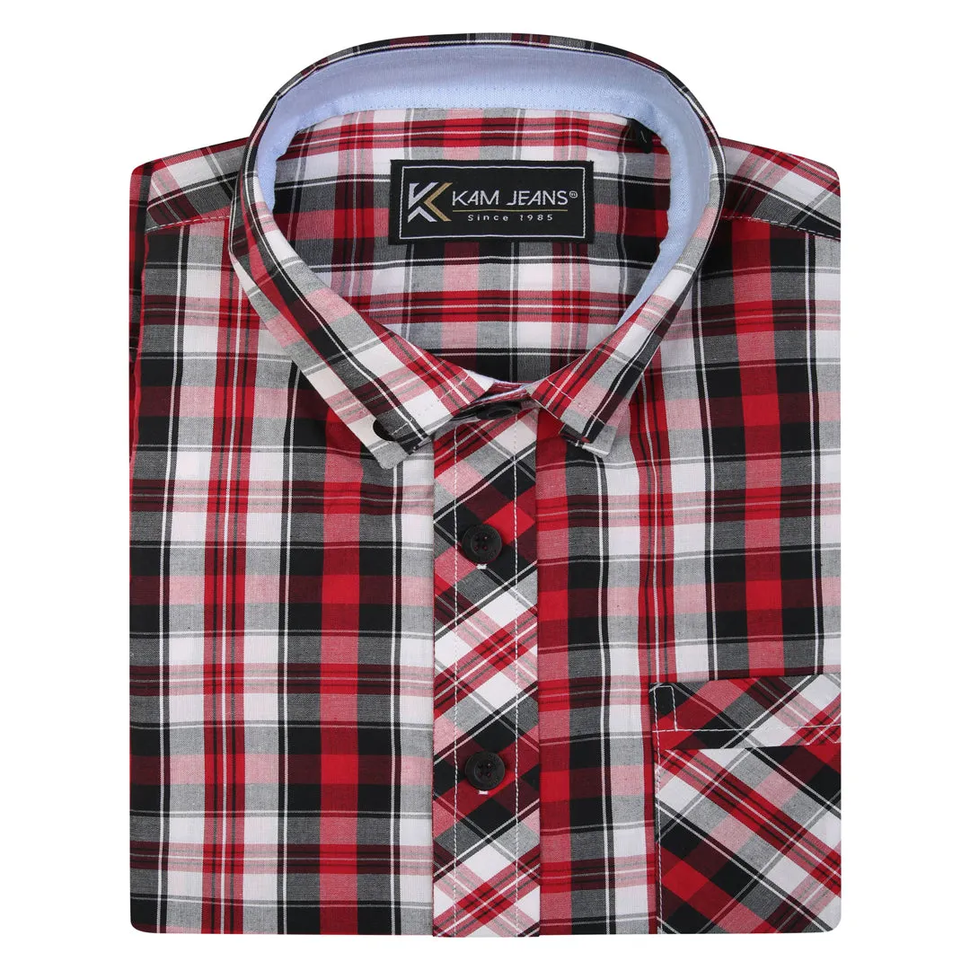 KAM Casual Check Shirt