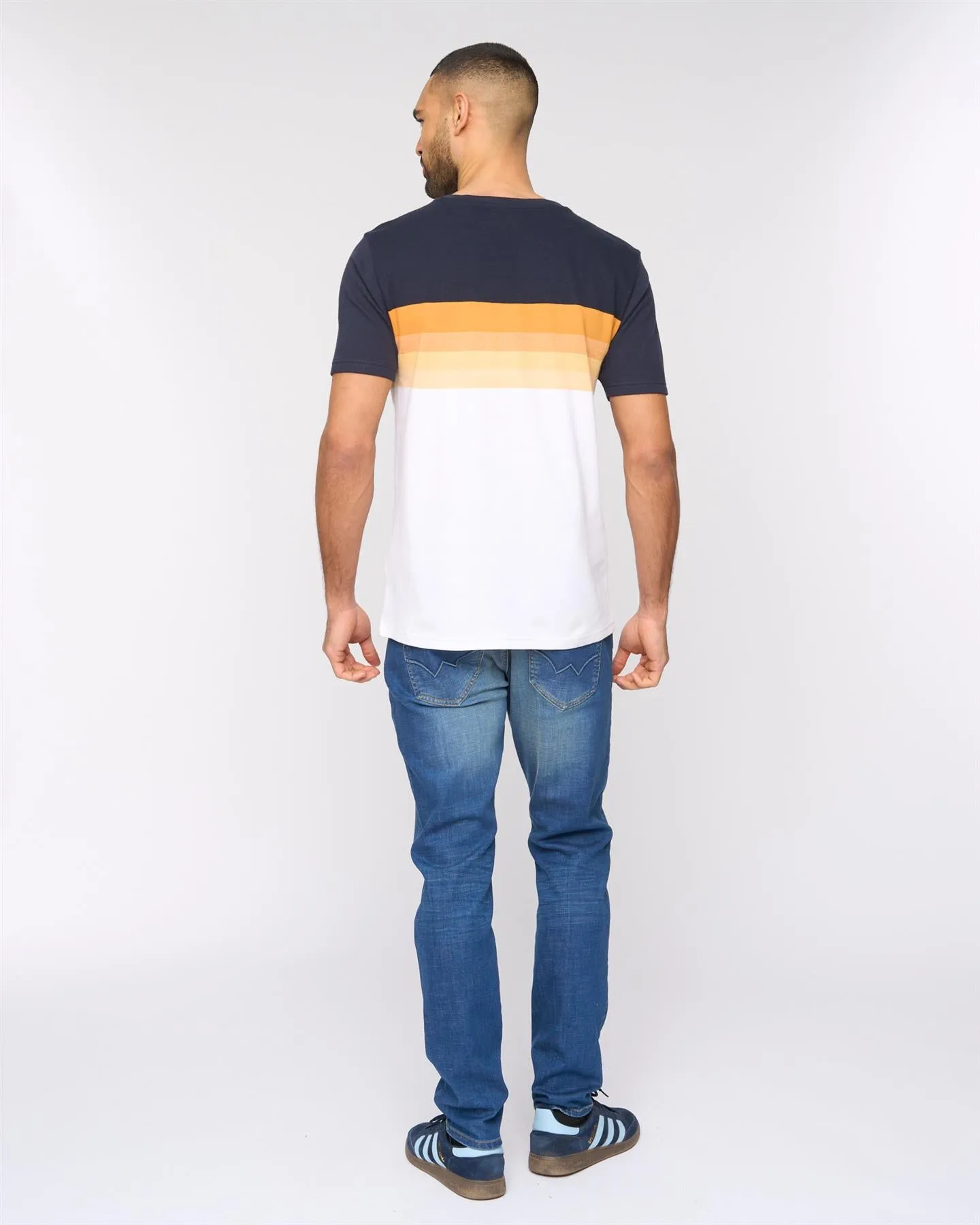 Kemble T-Shirt Navy/Orange