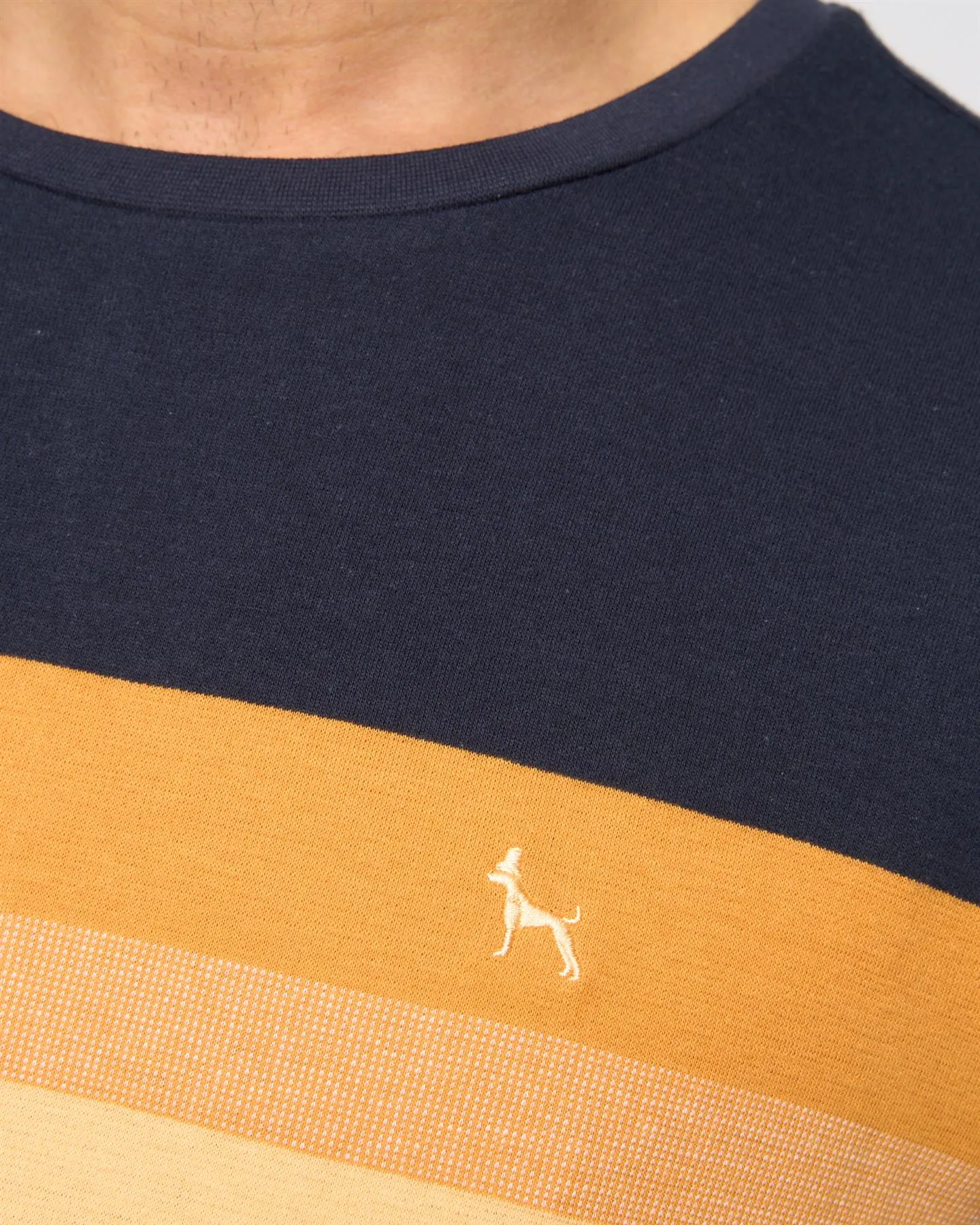 Kemble T-Shirt Navy/Orange