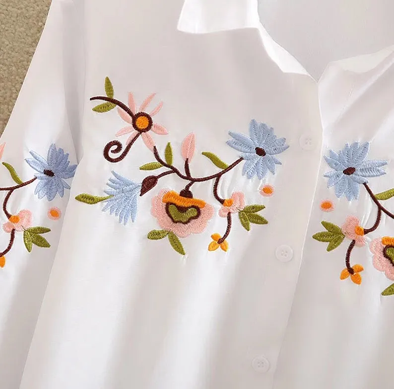 Korean Embroidered Shirts - Lisas