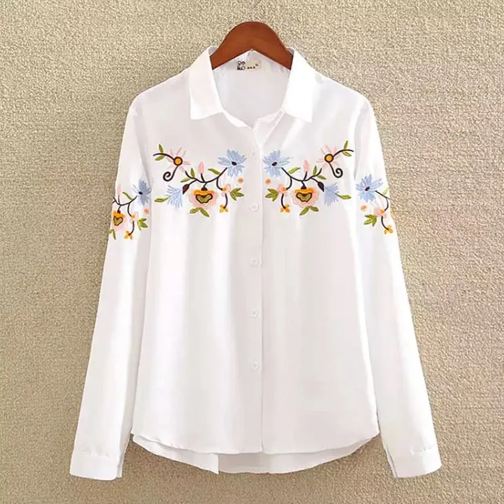 Korean Embroidered Shirts - Lisas