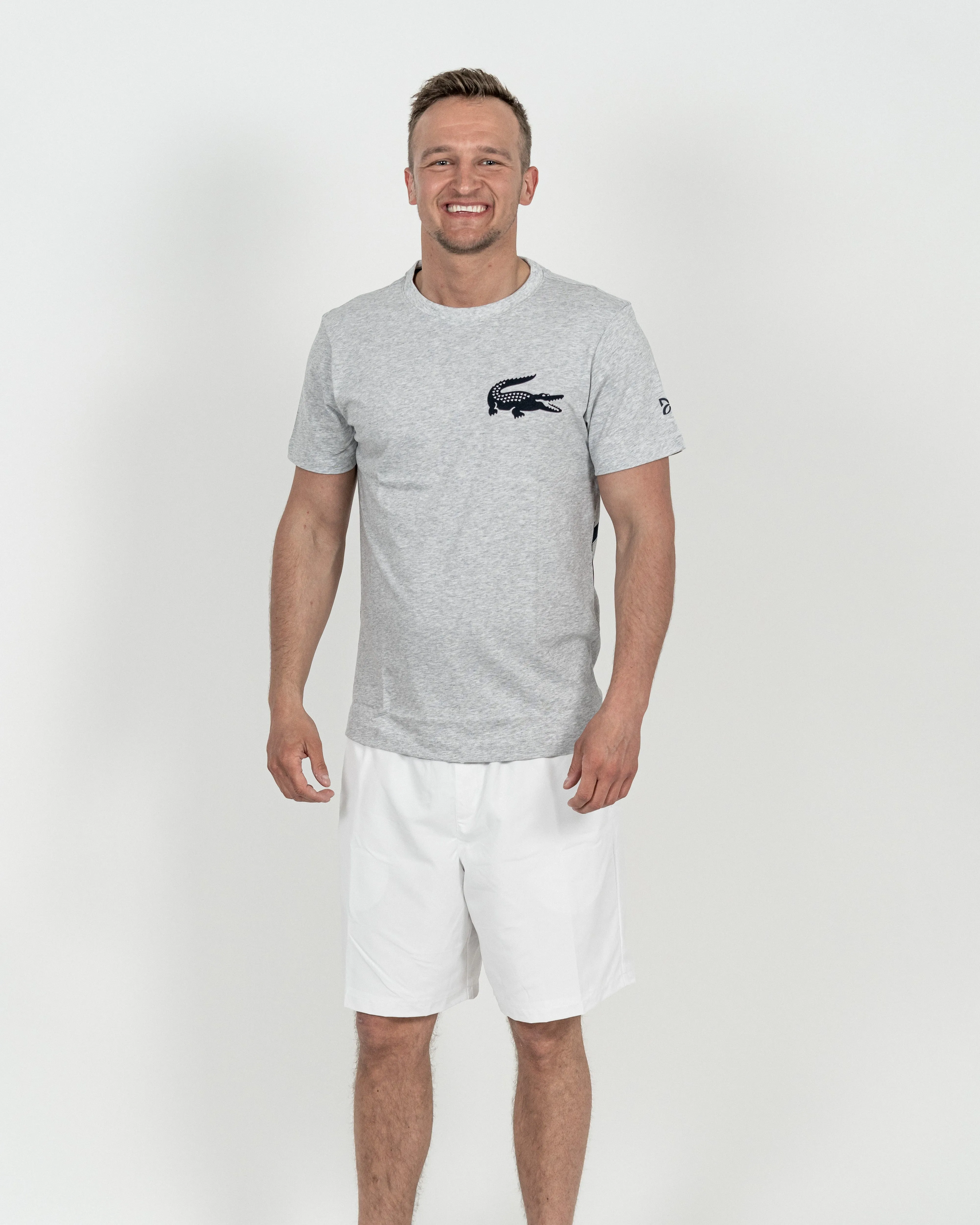 Lacoste Herre T-shirt Grå
