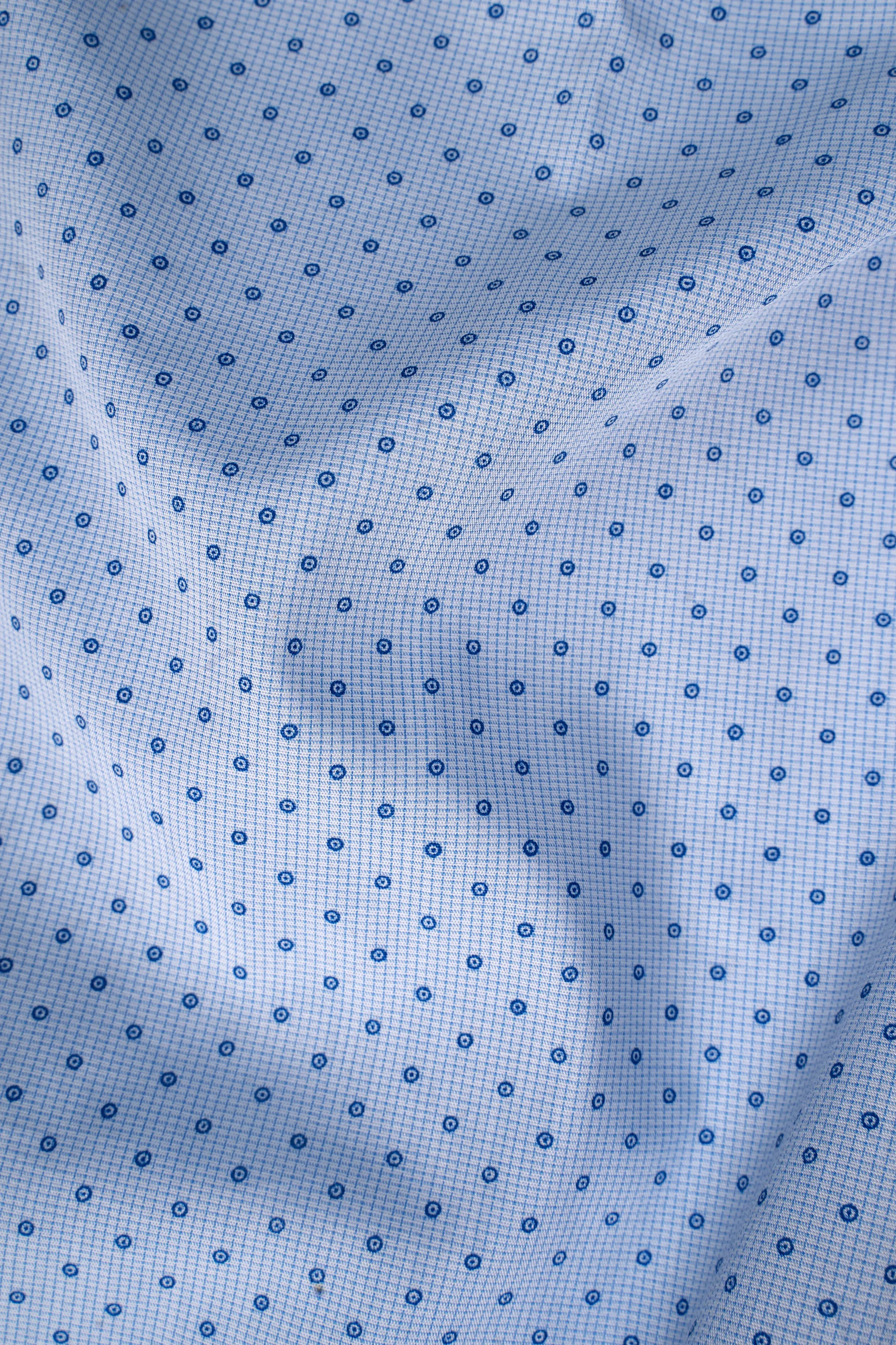 LIMITED EDITION HALF SLEEVE SHIRT WHITE DENIM LINE