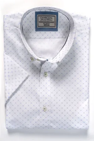 LIMITED EDITION HALF SLEEVE SHIRT WHITE SKY