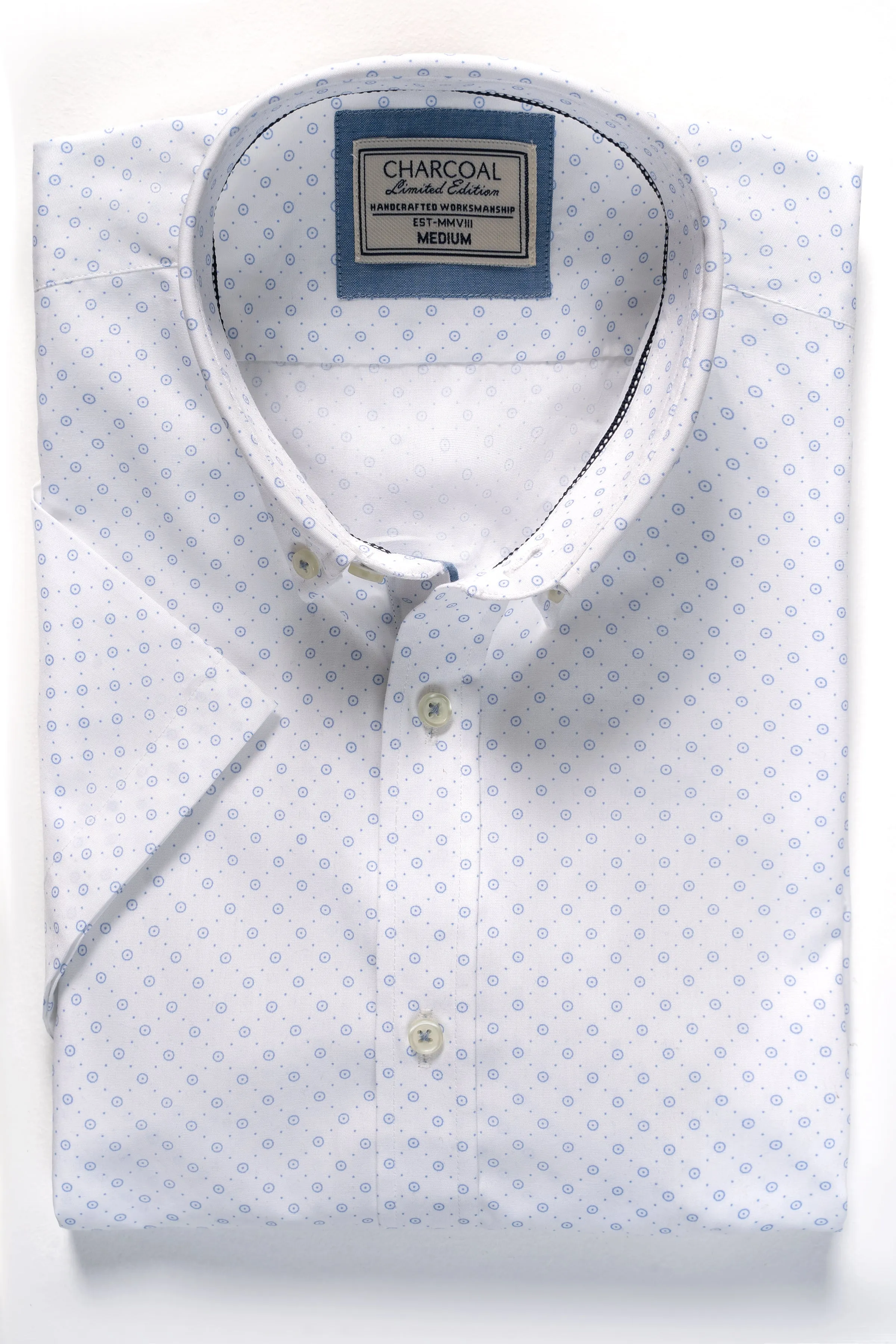 LIMITED EDITION HALF SLEEVE SHIRT WHITE SKY