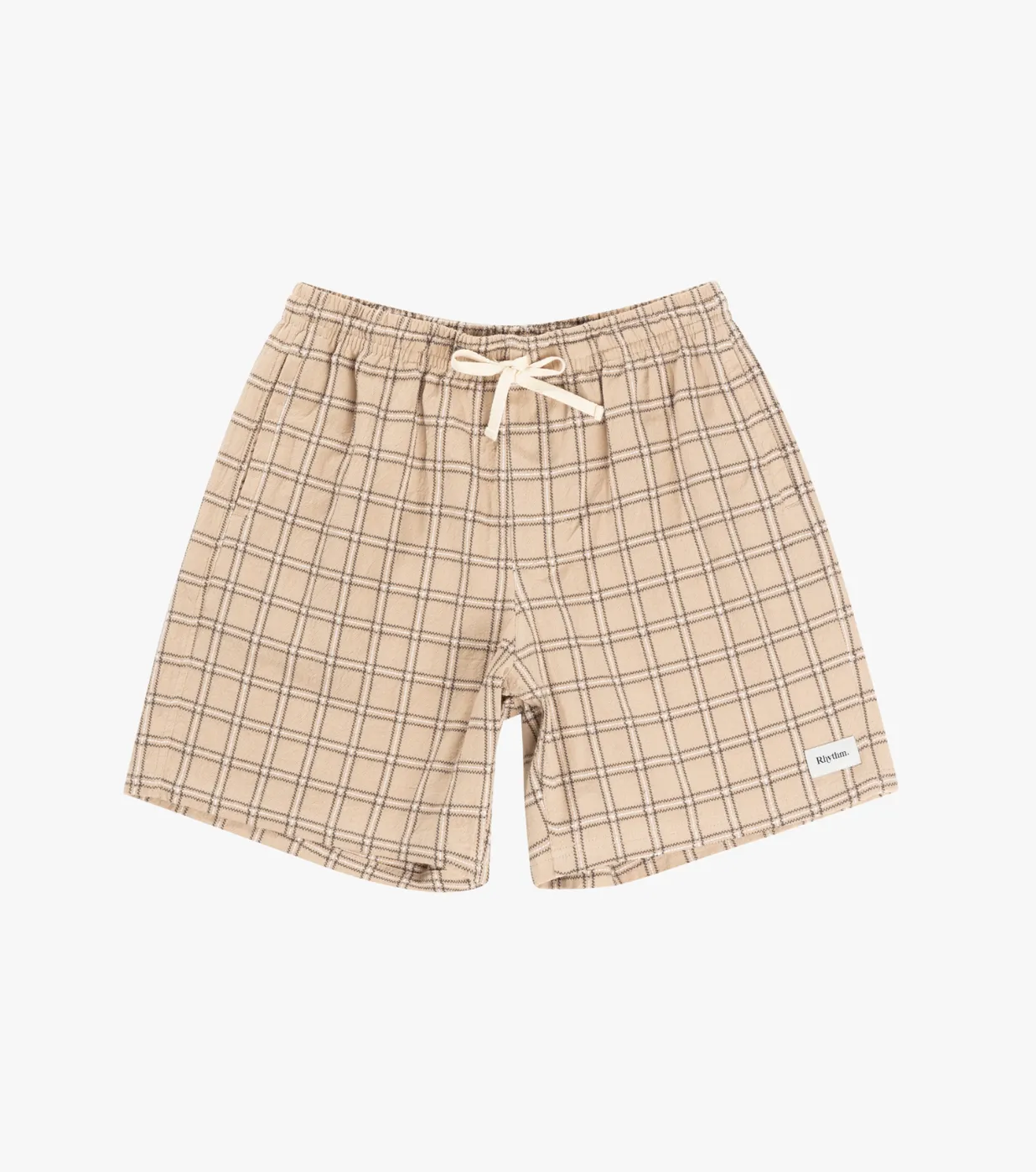 Linen Check Jam - Sand