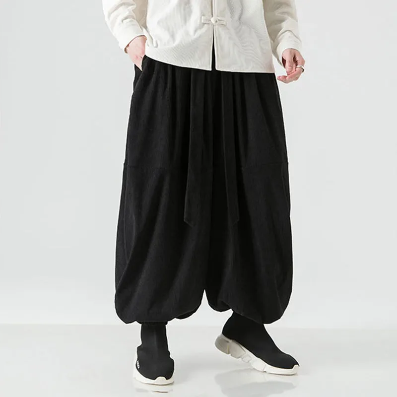 Loose-fitting Ribbon-trimmed Bloomers