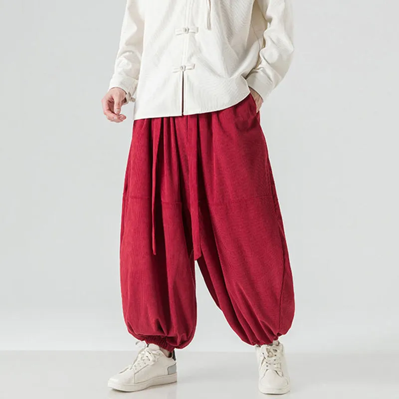 Loose-fitting Ribbon-trimmed Bloomers