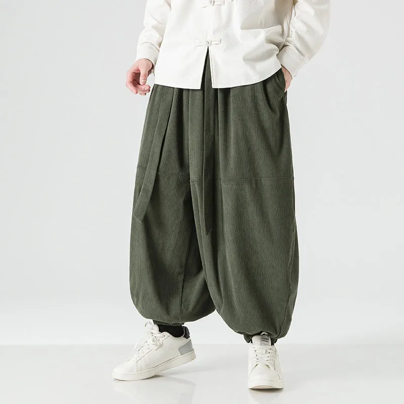 Loose-fitting Ribbon-trimmed Bloomers