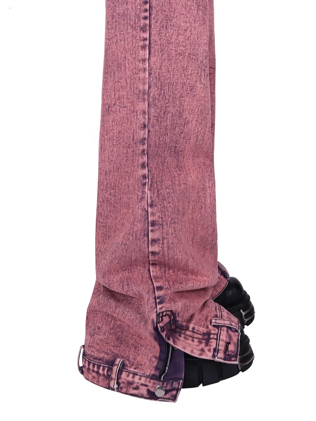 Loose Street Slit Jeans