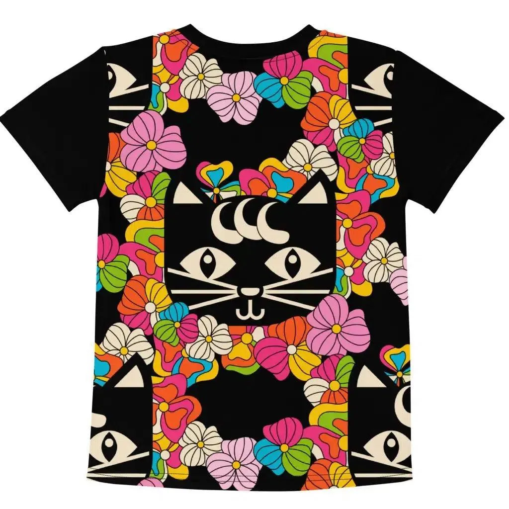 MAGICAT black - Kid's T-shirt with black cats