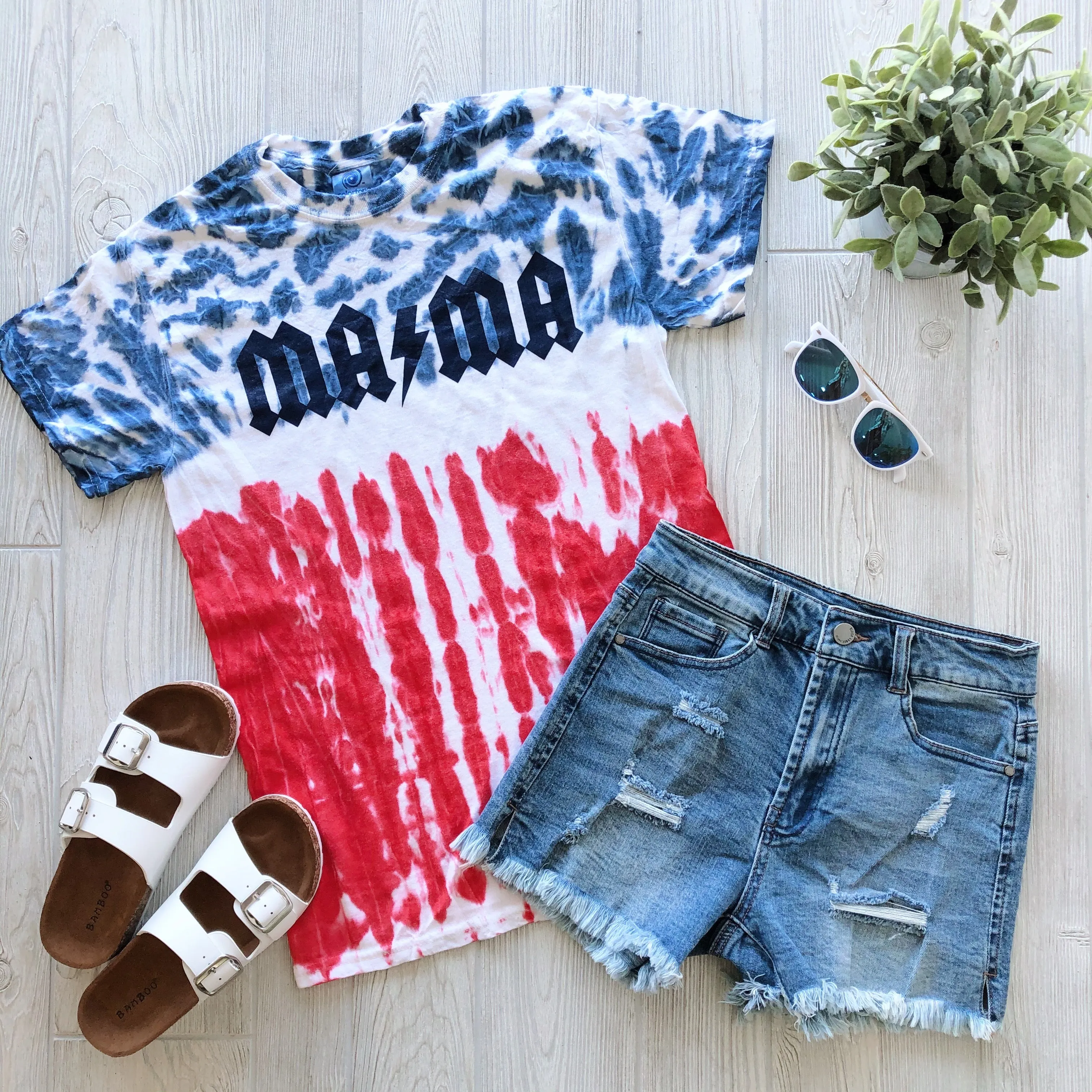 MAMA AC/DC • Patriotic Tie-Dye