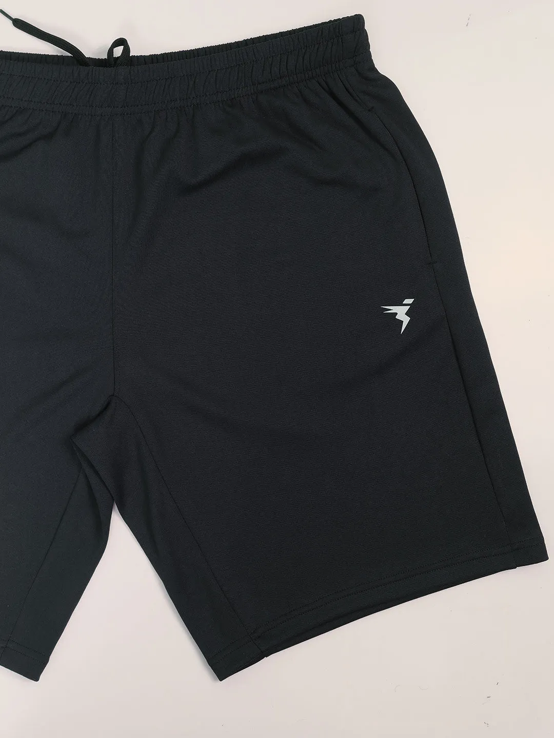 Men Plus Size Solid Slim Fit Active Shorts with TECHNO DRY