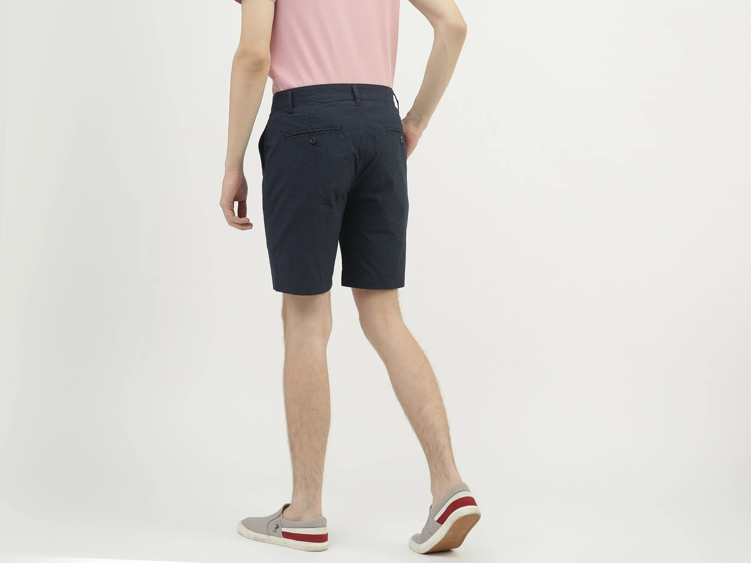 Men Printed Slim Fit Shorts