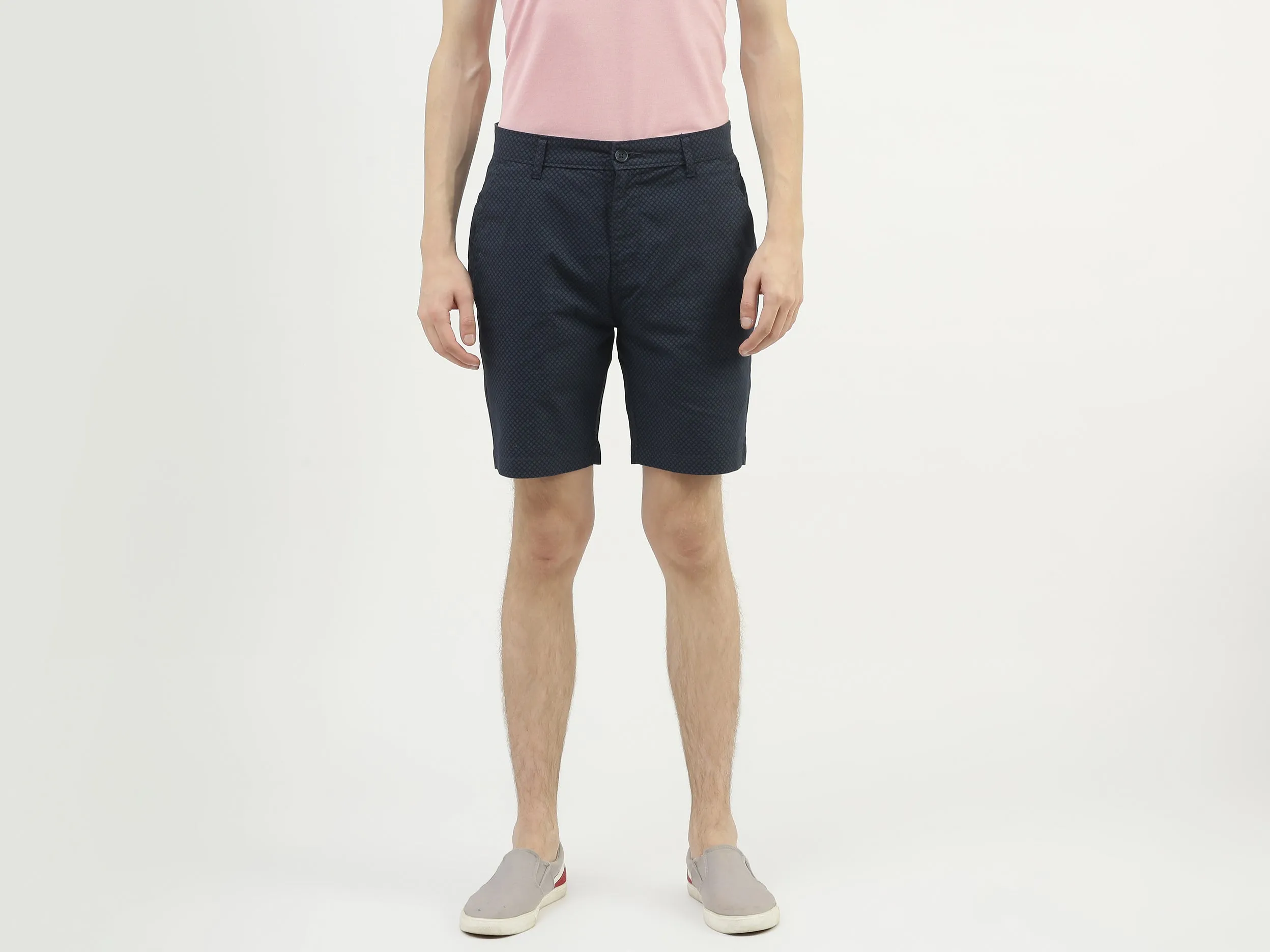 Men Printed Slim Fit Shorts