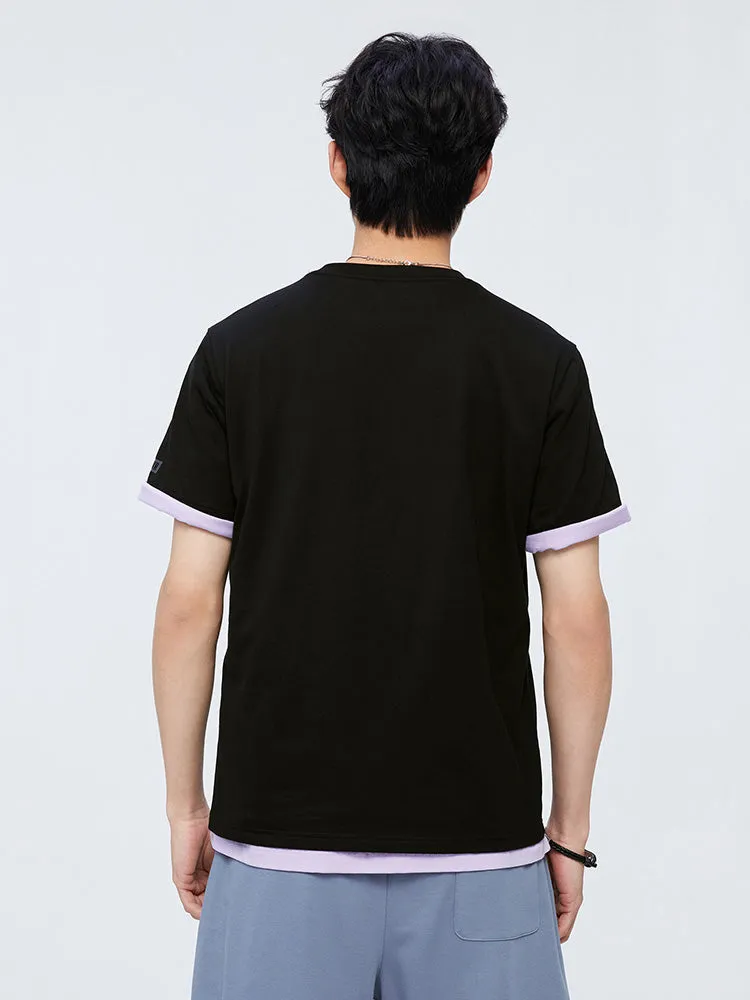 Men's Cotton Jersey Round Neck Short Sleeves T-Shirt