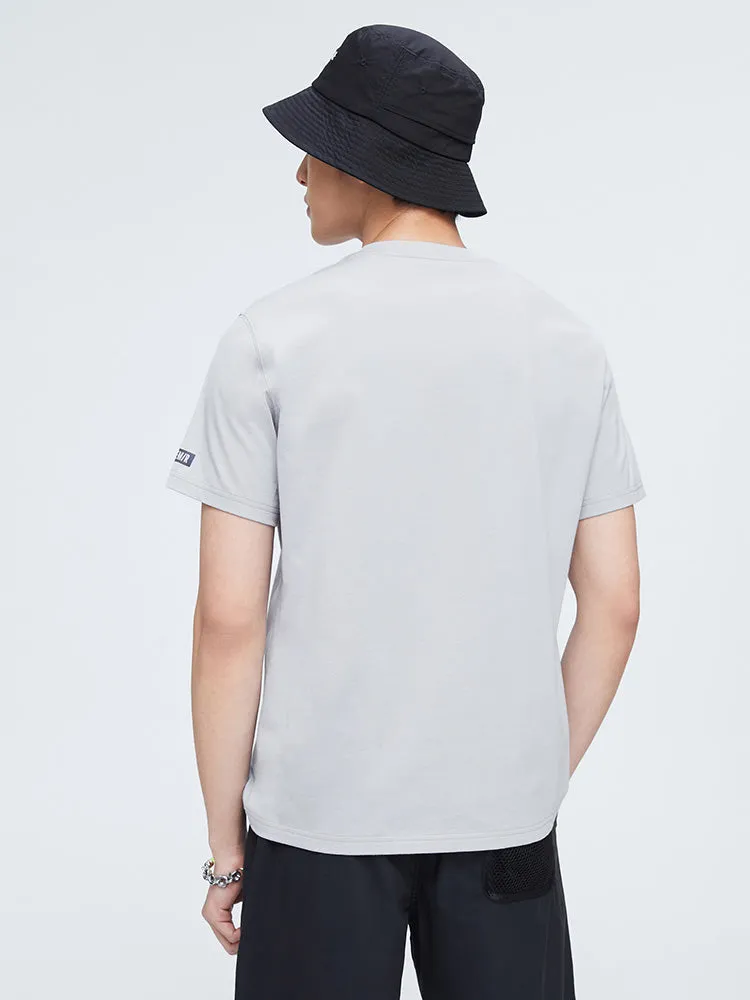 Men's Cotton Jersey Round Neck Short Sleeves T-Shirt