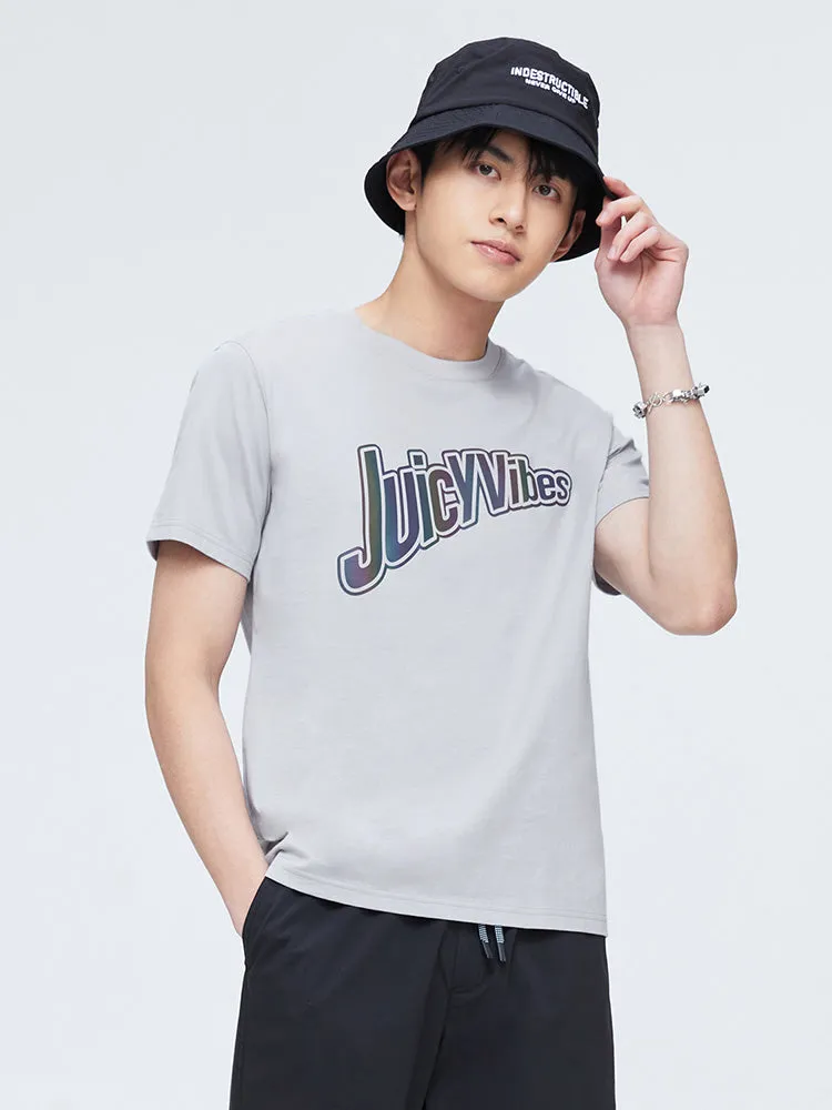 Men's Cotton Jersey Round Neck Short Sleeves T-Shirt
