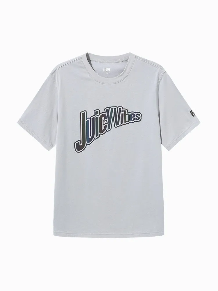 Men's Cotton Jersey Round Neck Short Sleeves T-Shirt