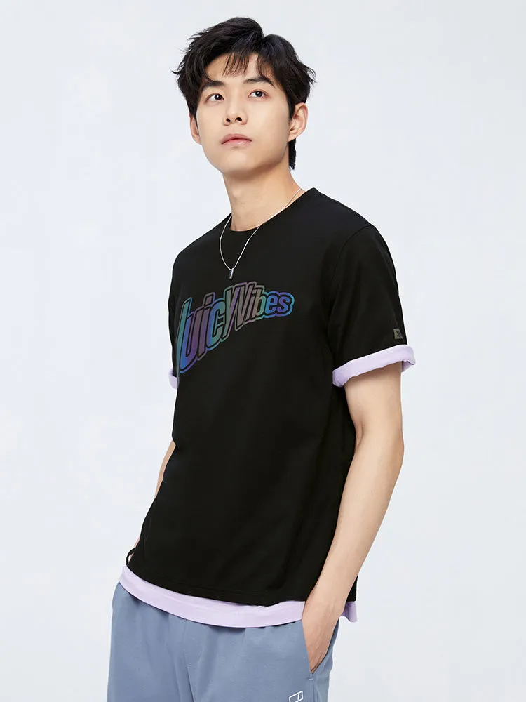 Men's Cotton Jersey Round Neck Short Sleeves T-Shirt