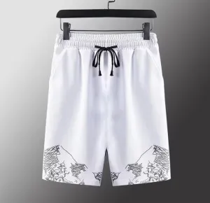 Men's Ice Silk Thin Shorts Outerwear Casual Sports Fitness Half-length Pants   S9349064