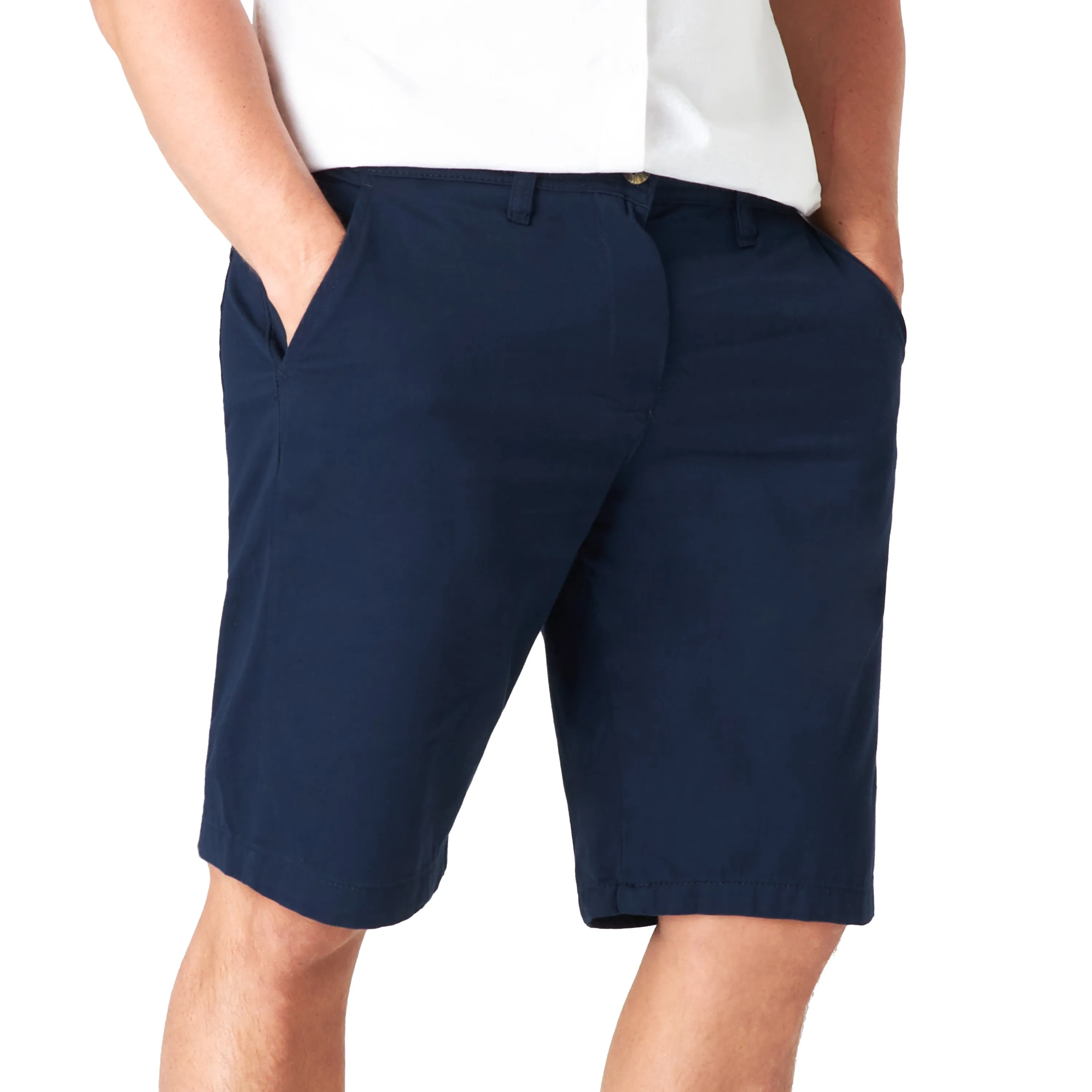 Mens Shorts with Pockets,  Cotton Chino Shorts for Men